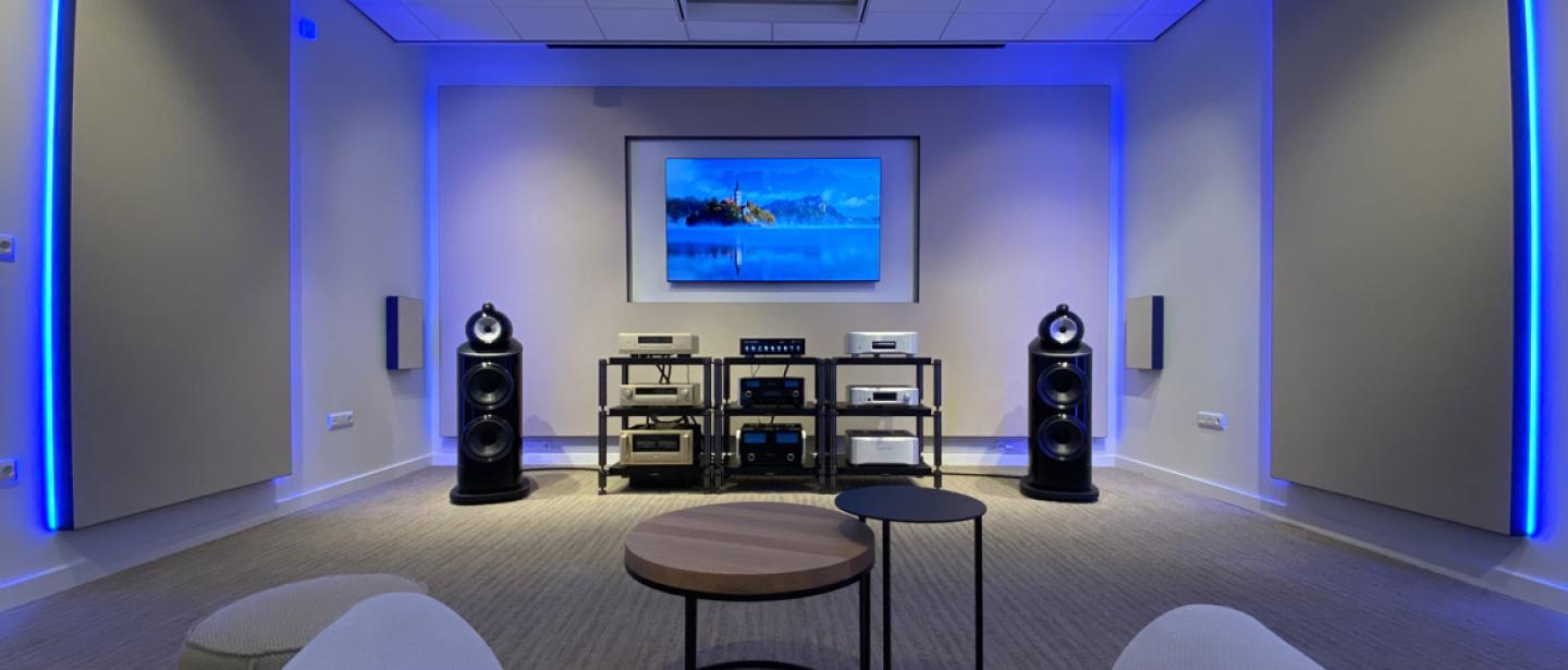 Nieuwe high-end studio en home cinema bij Poulissen