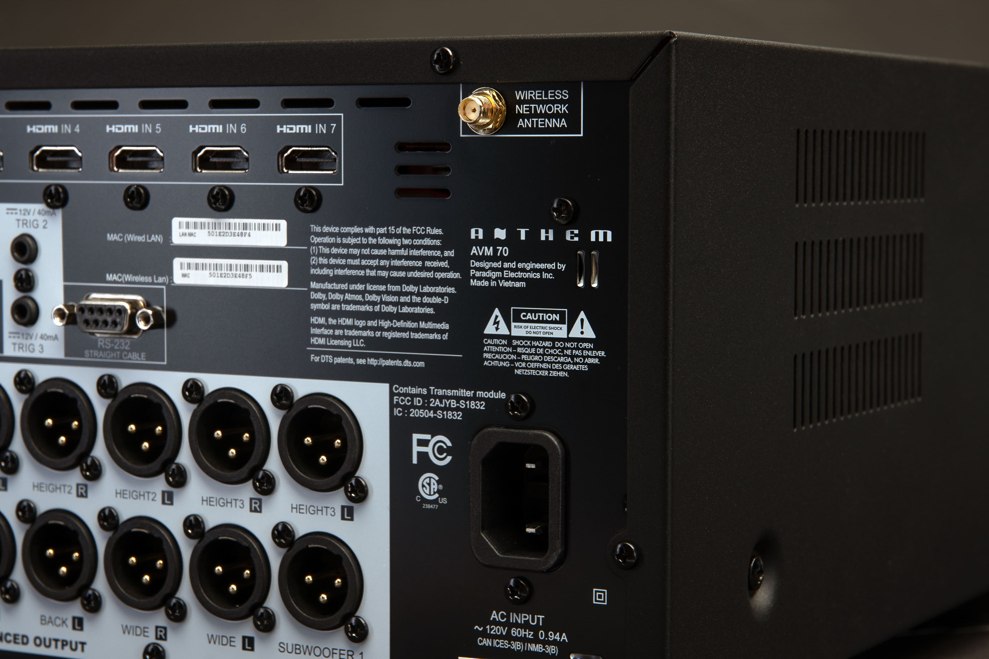 Anthem avm 70