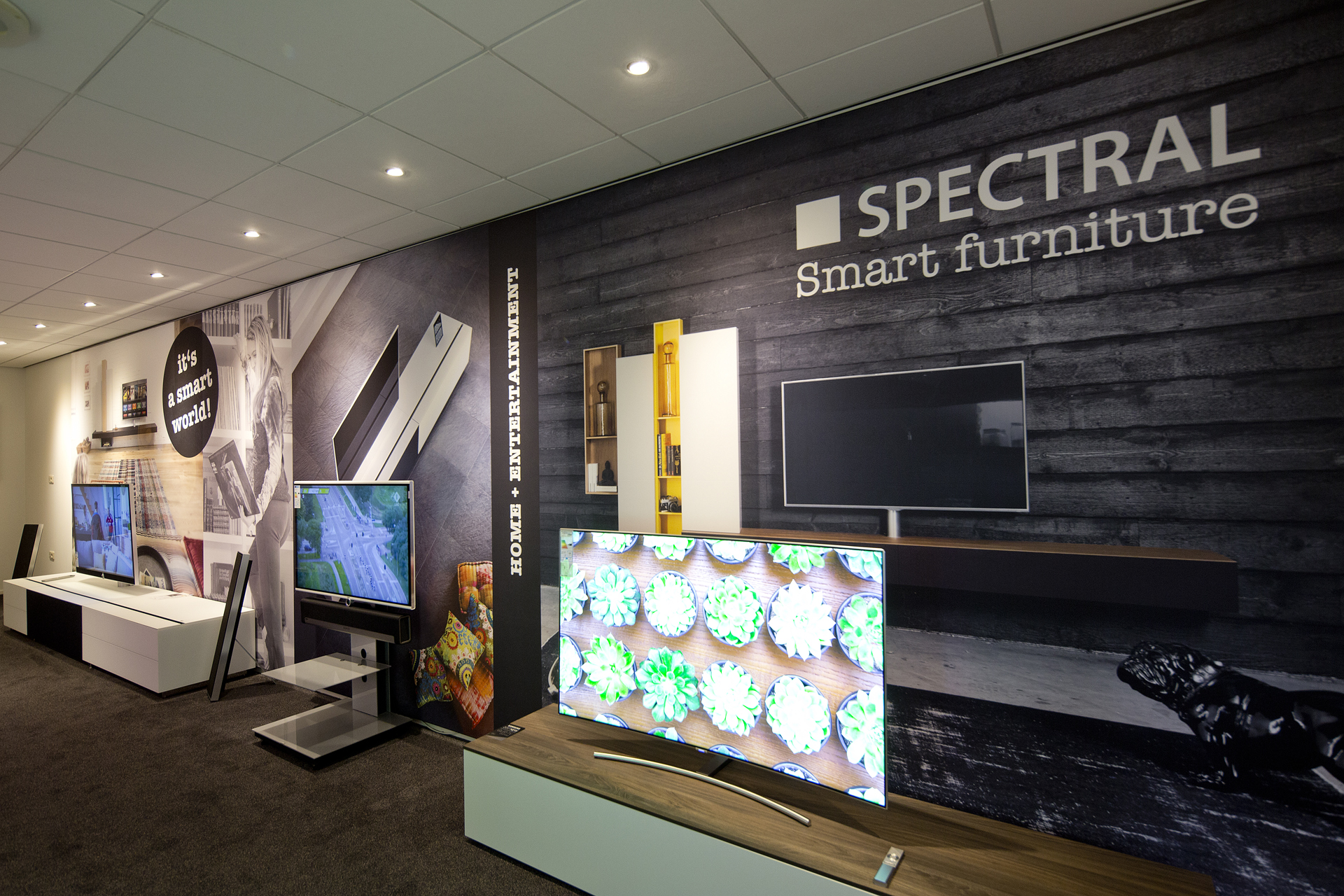 Spectral showroom bij Poulissen Audio Video Center Roermond