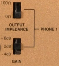 XP700 headphone control