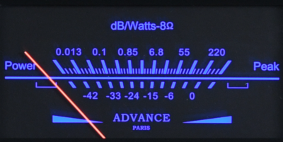 VU meter Advance Paris