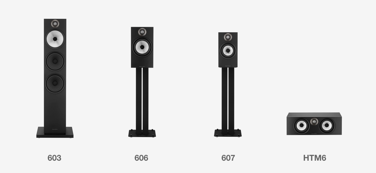 B&W 600-series line-up