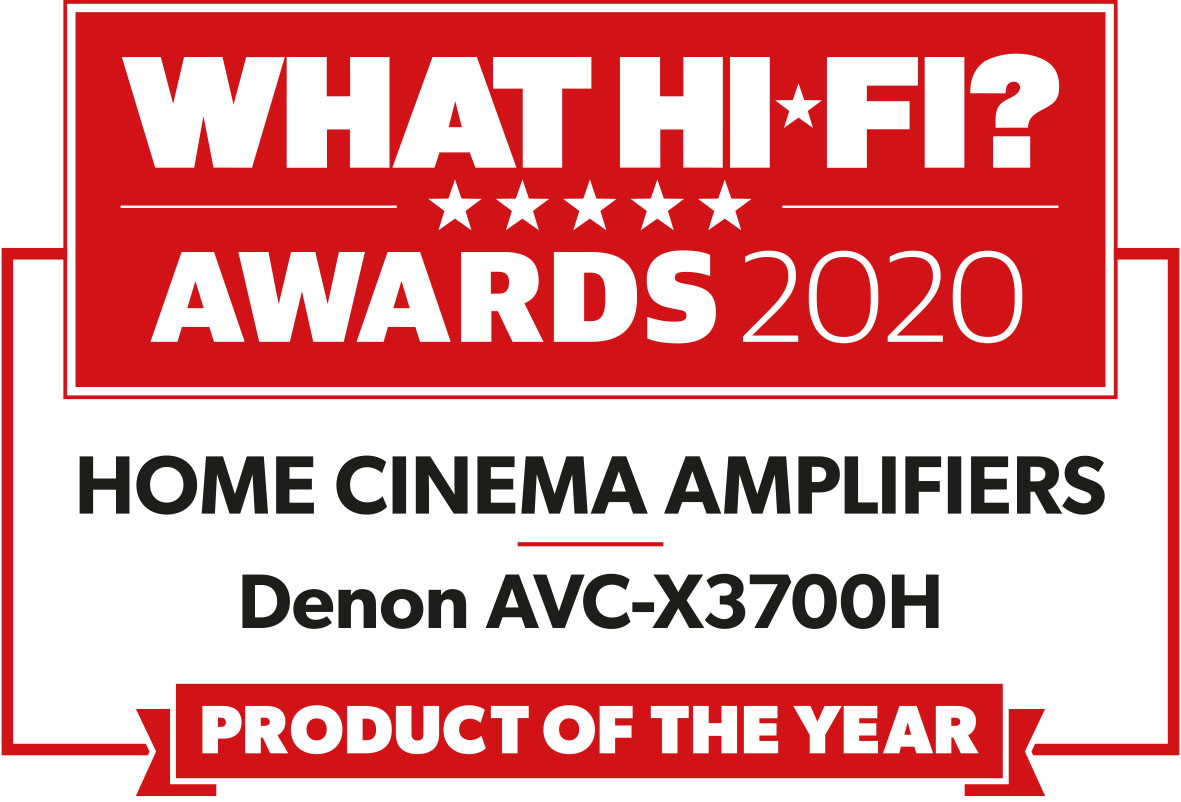 What Hi-Fi - Home Cinema Amplifier - Product Of The Year- Denon AVX-X3700