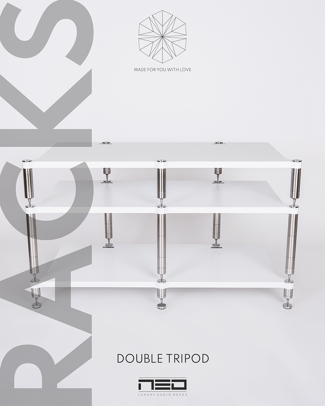 NEO Double Tripod Audio Rack