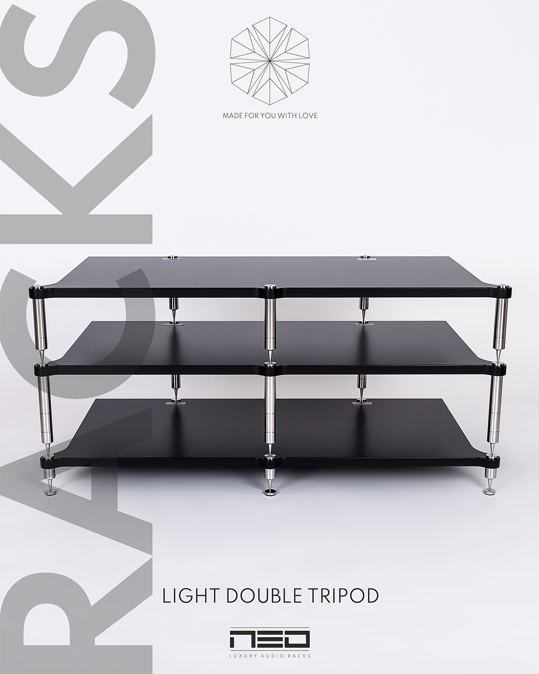 NEO Light Double Tripod Audio Rack