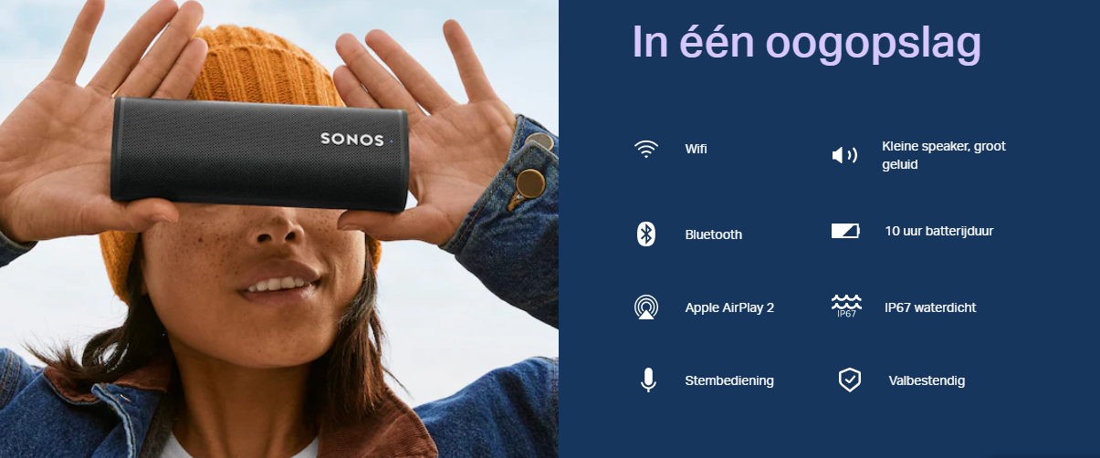 Sonos Roam key features
