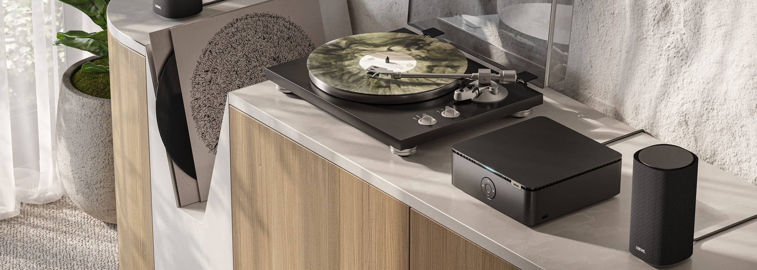 Loewe multi.room amp footer