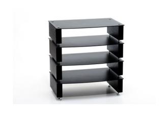 Custom Design Milan Ref 10 HiFi rack (per etage apart bestellen) zwart