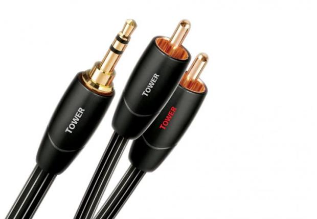 Audioquest Tower RCA cinch 3,5mm jack cable kabel 0,6 meter