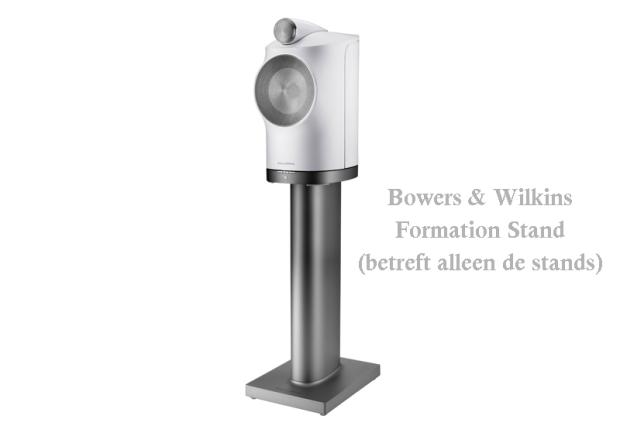 Bowers & Wilkins Formation stands zilver