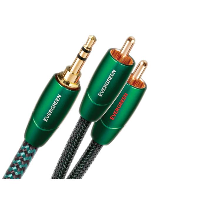 Audioquest Evregreen 2x RCA<> 3.5MM 0,6m