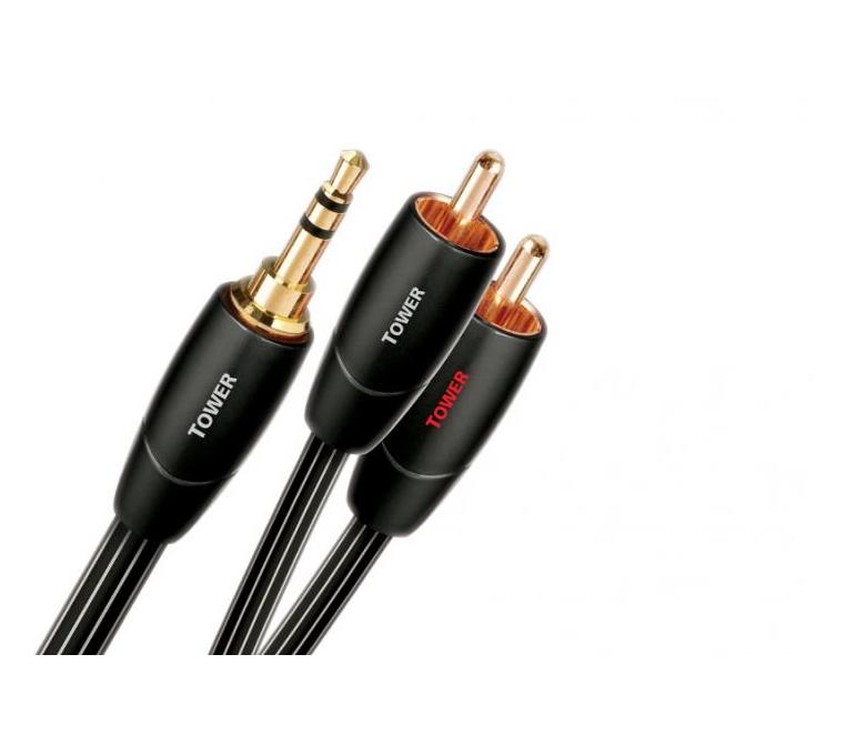 Audioquest Tower RCA cinch 3,5mm jack cable kabel 0,6 meter