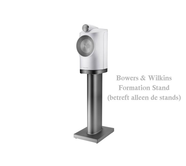 Bowers & Wilkins Formation stands zilver